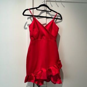 NWOT Lulus Red dress